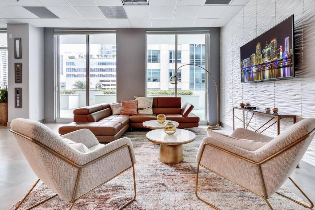 Апартаменти Modern 2/2 With Beautiful Ocean And Brickell Views Маямі Екстер'єр фото